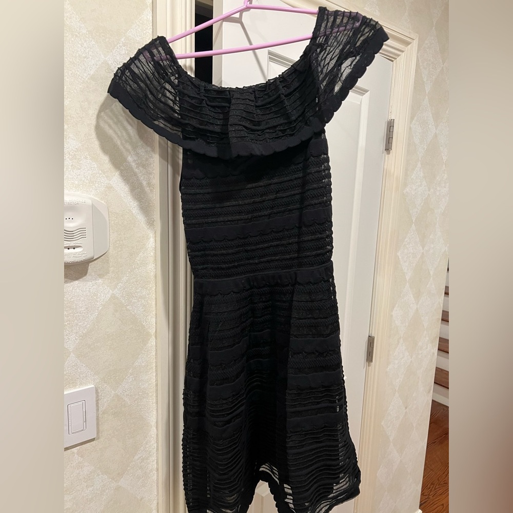 Black Missoni Off Shoulder Dress